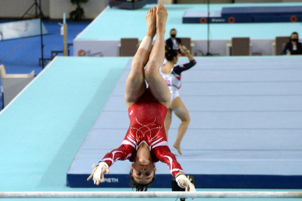 Genç cimnastikçiler Avrupa 4'üncüsü