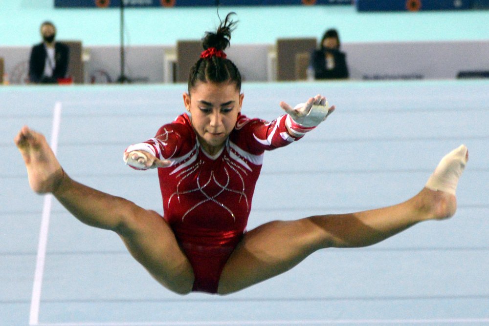 Genç cimnastikçiler Avrupa 4'üncüsü