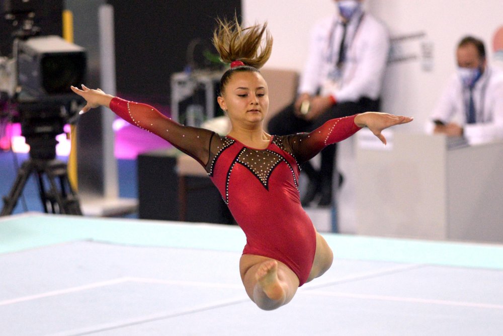 Genç cimnastikçiler Avrupa 4'üncüsü