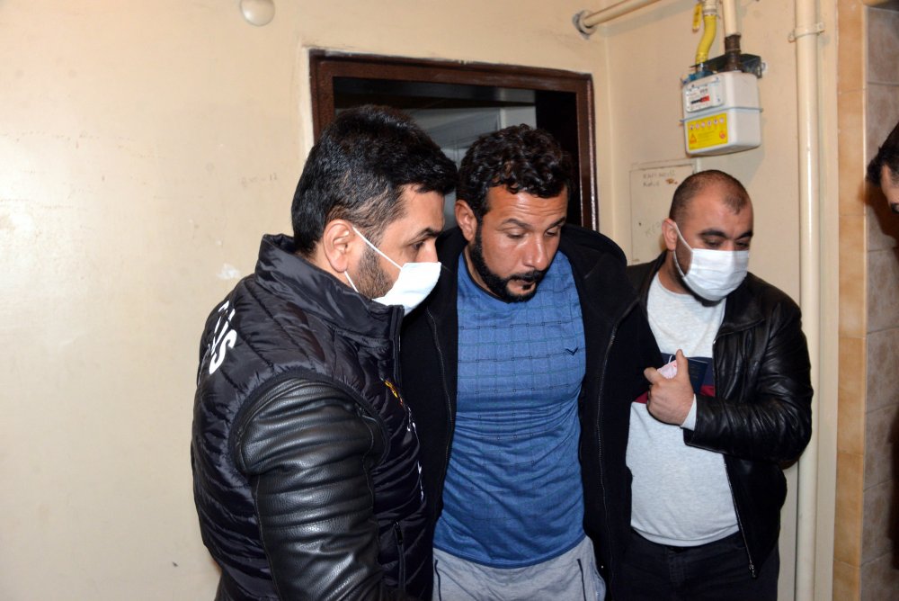 Ağabeyleriyle tartışınca pencereden yandaki boş daireye geçen kadını polis kurtardı