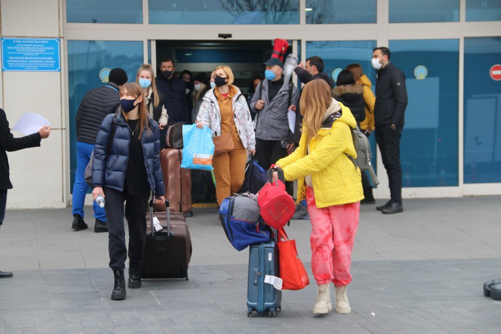 Erciyes'e sezonun ilk turist kafilesi geldi