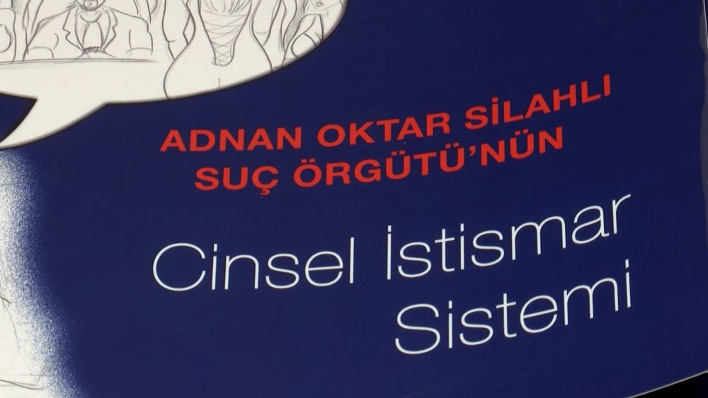 Adnan Oktar Suç Örgütü'nde yapıldığı iddia edilen cinsel istismarlar karikatürleştirilip mahkemeye sunuldu