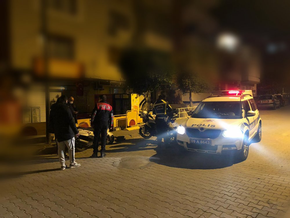 Kısıtlamada alkol servisi yapan motosikletliye 8 bin lira ceza
