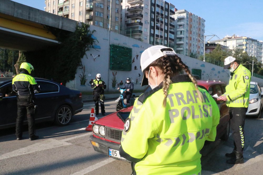 Samsun’da, kısıtlamayı ihlal eden 257 kişiye 545 bin lira ceza