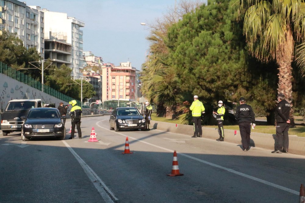 Samsun’da, kısıtlamayı ihlal eden 257 kişiye 545 bin lira ceza