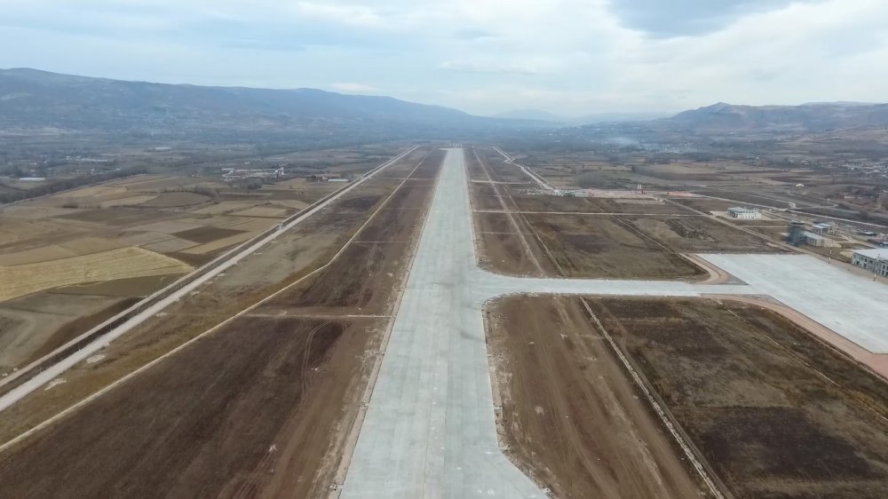 Tokat'ta yeni havalimanı inşaatının yüzde 85'i tamamlandı