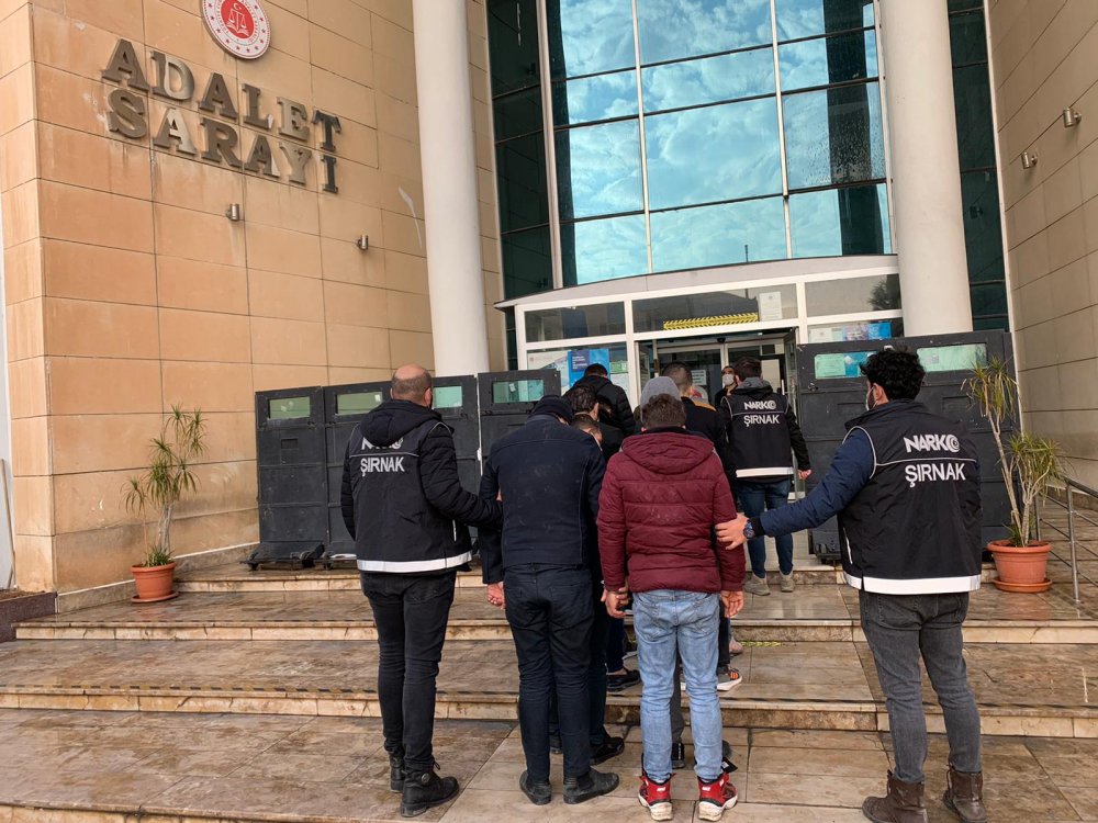 Cizre’de uyuşturucu operasyonunda 7 tutuklama 