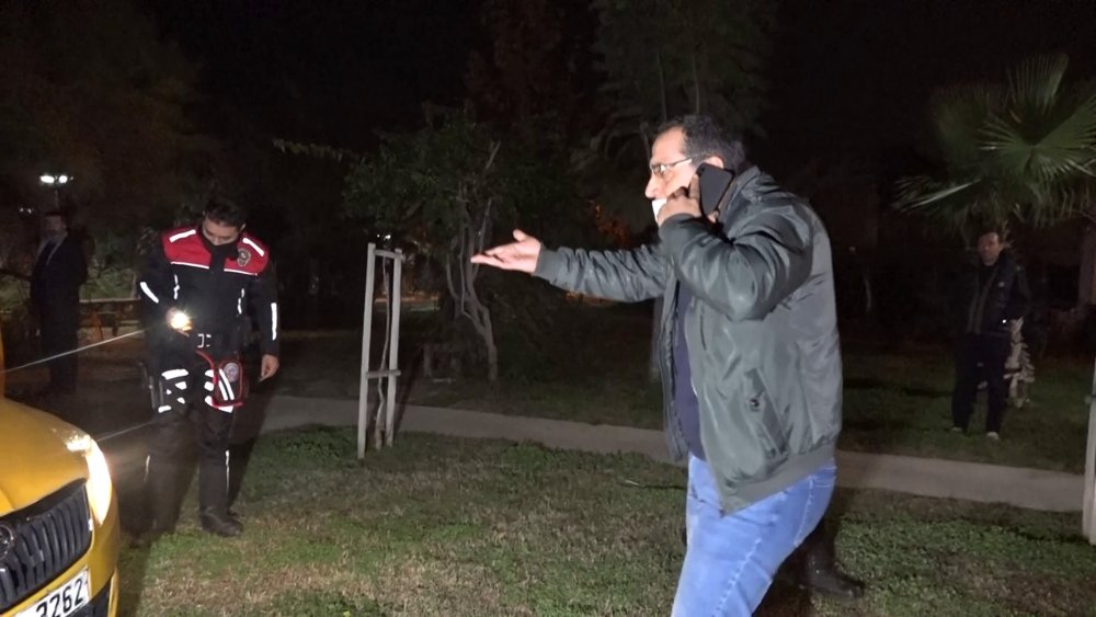 'Öldürecekler beni' diyerek taksi çaldı, kaza yapınca yakalandı