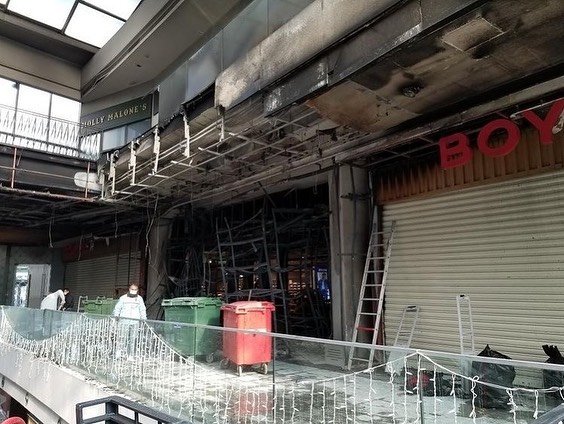 AVM'de aynı gün içerisinde iki yangın 