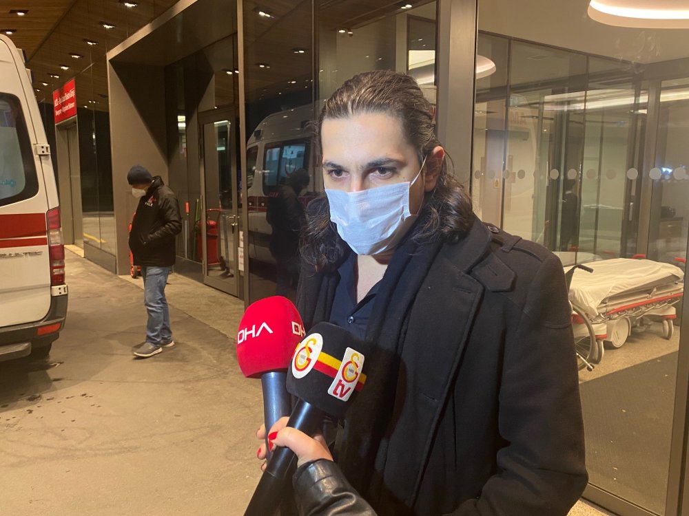 Başantrenör Nedim Özbey ambulansla hastaneye getirildi