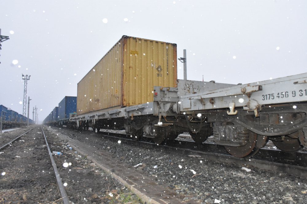 Çin'e giden ikinci ihracat treni, Sivas'a ulaştı