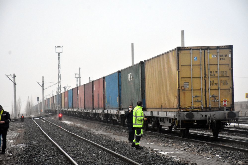 Çin'e giden ikinci ihracat treni, Sivas'a ulaştı