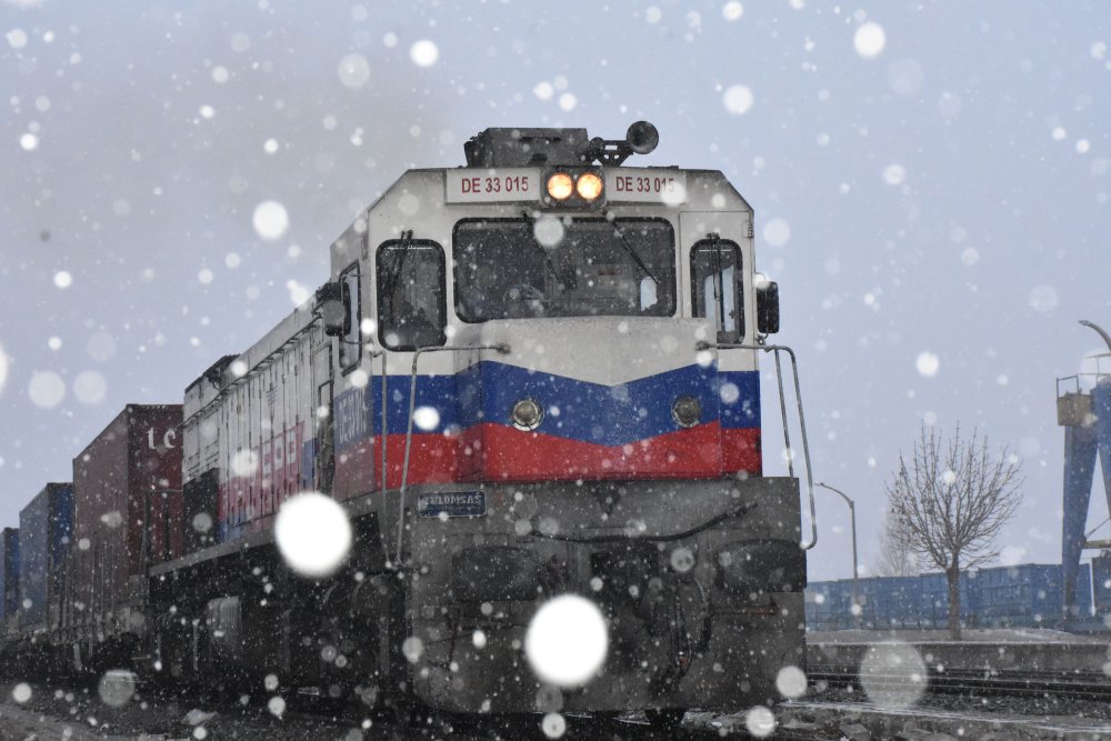 Çin'e giden ikinci ihracat treni, Sivas'a ulaştı