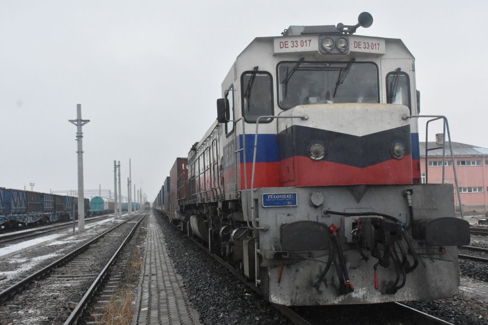 Çin'e giden ikinci ihracat treni, Sivas'a ulaştı
