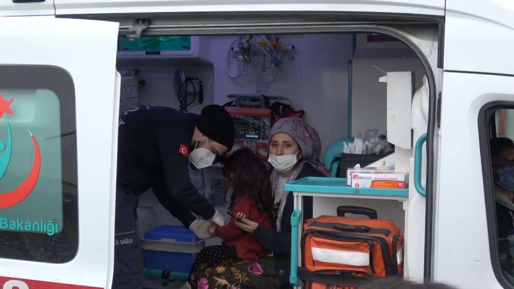 Doğalgaz sobası yangına sebep oldu; çocuklar dumandan etkilendi