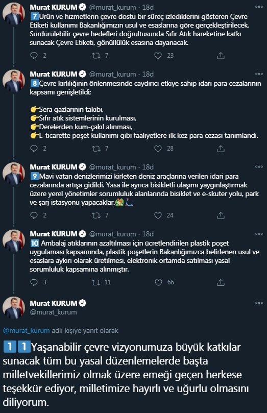 Bakan Kurum: Çevreye ilişkin düzenlemeler içeren kanun teklifi, TBMM Genel Kurulu'nda kabul edildi