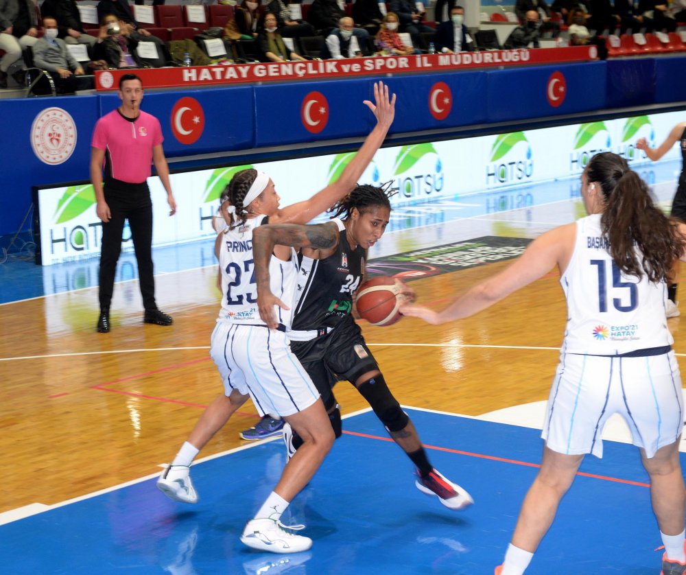 Hatay Büyükşehir Belediyespor - Beşiktaş HDI Sigorta: 57-69