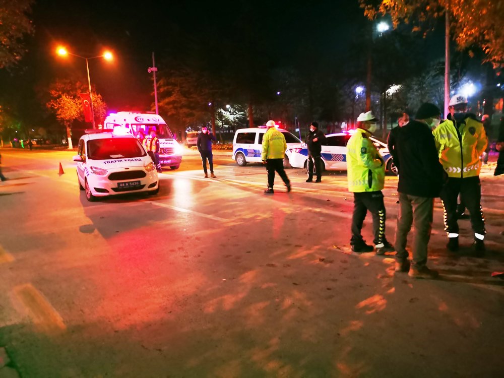 Malatya'da zincirleme kaza: 4 yaralı