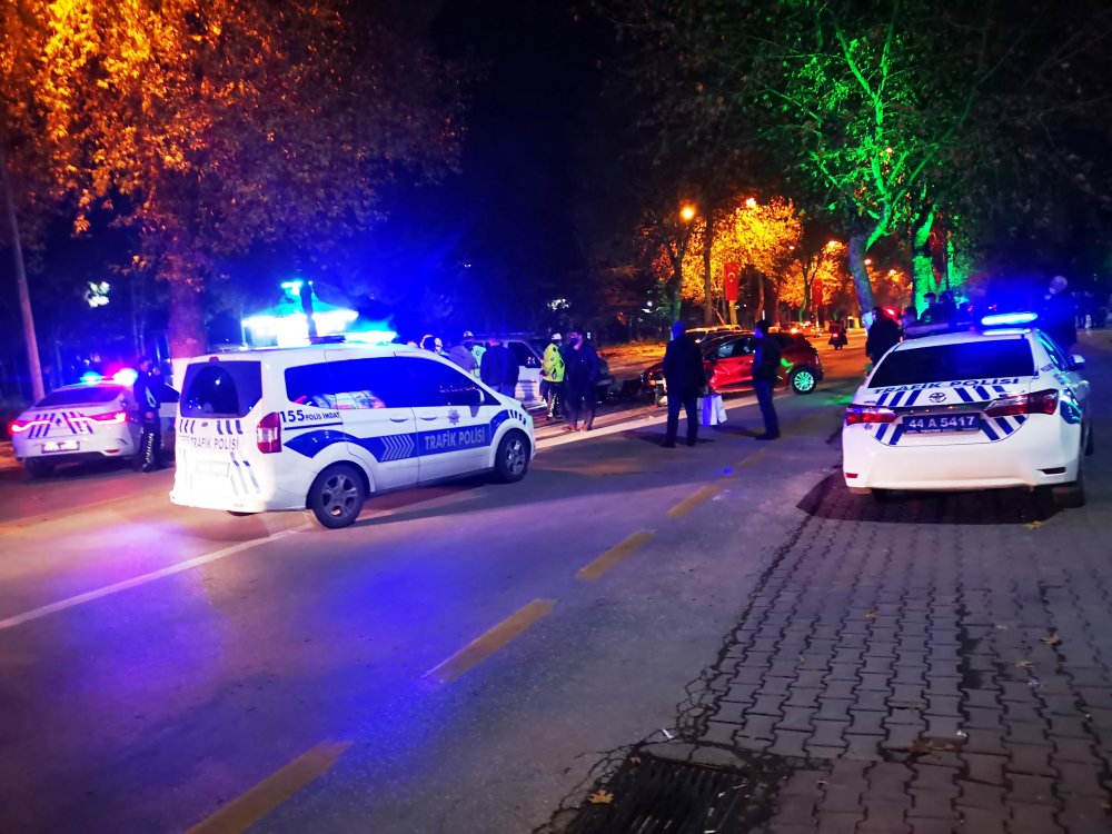 Malatya'da zincirleme kaza: 4 yaralı