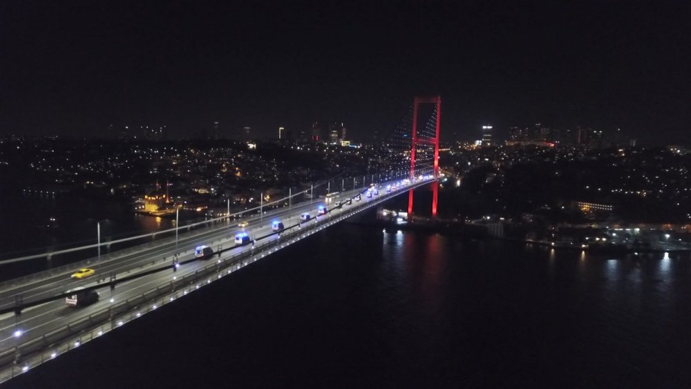 Ankara'dan yola çıkan 61 ambulans İstanbul'a geldi