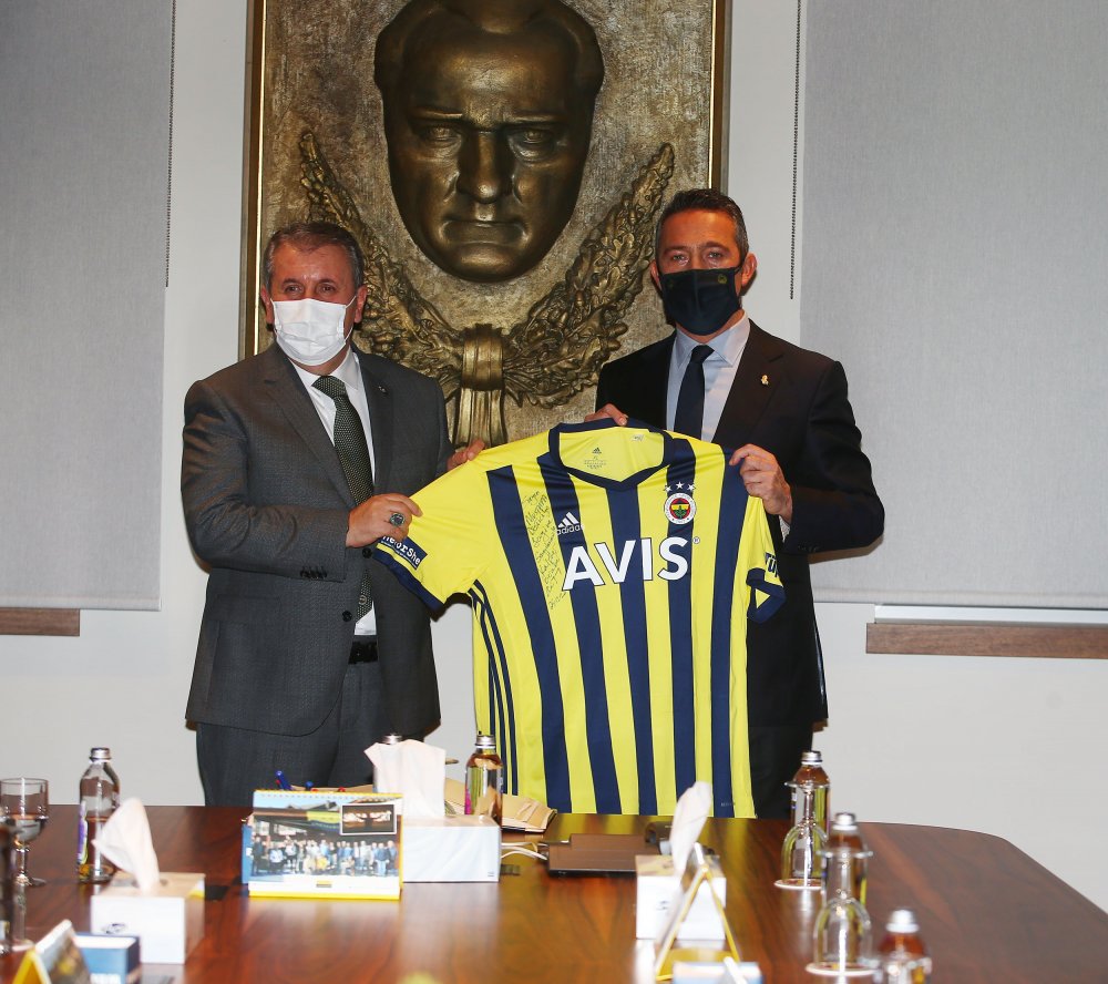 BBP Başkanı Mustafa Destici, Ali Koç’u ziyaret etti