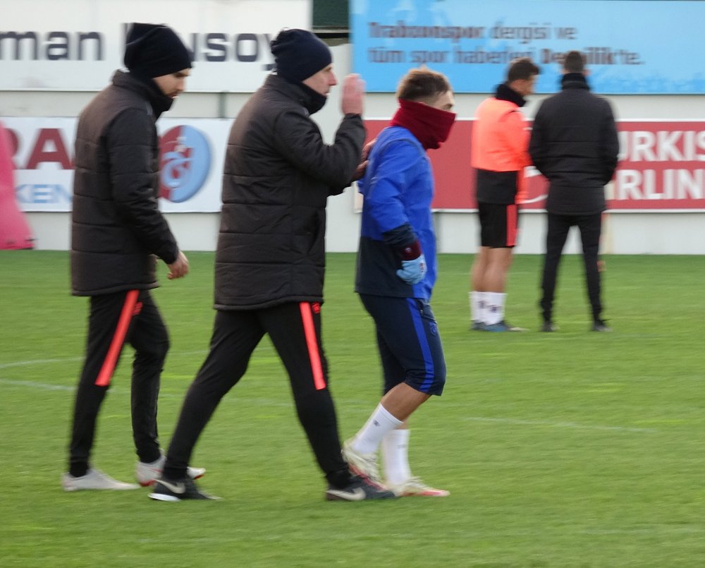 Trabzonspor, Galatasaray maçı hazırlıklarını sürdürdü