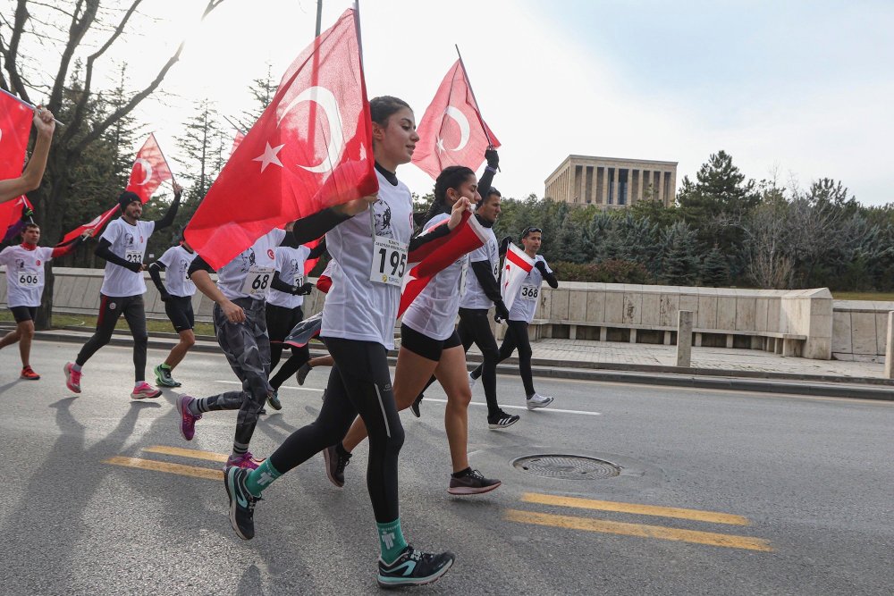 85'inci Büyük Atatürk Koşusu sembolik olarak yapıldı