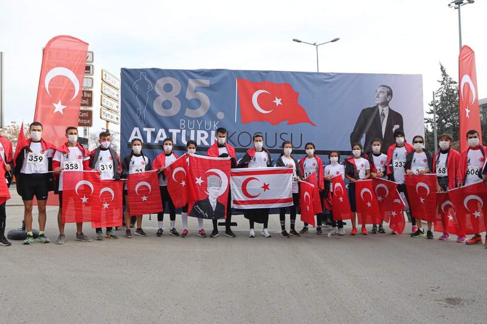 85'inci Büyük Atatürk Koşusu sembolik olarak yapıldı