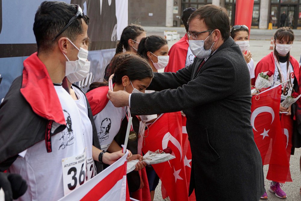 85'inci Büyük Atatürk Koşusu sembolik olarak yapıldı