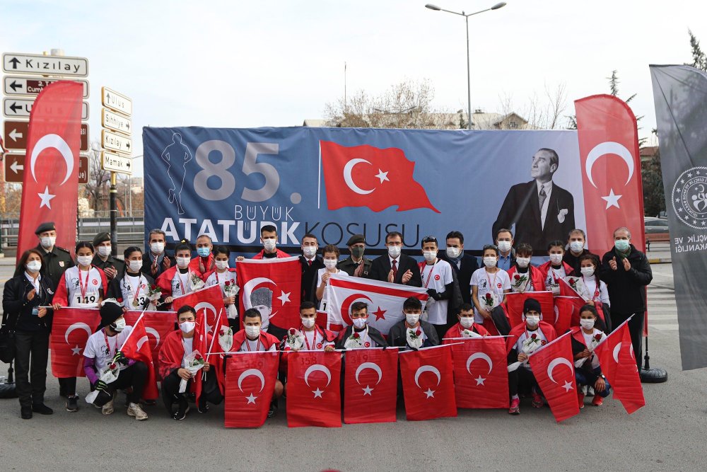 85'inci Büyük Atatürk Koşusu sembolik olarak yapıldı