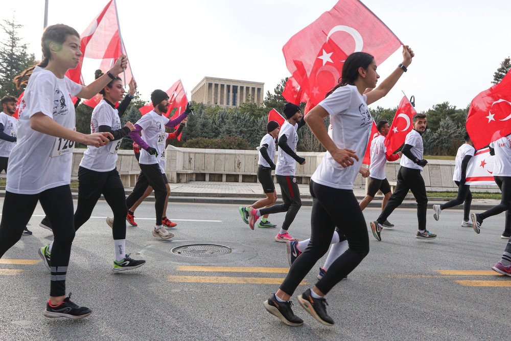 85'inci Büyük Atatürk Koşusu sembolik olarak yapıldı