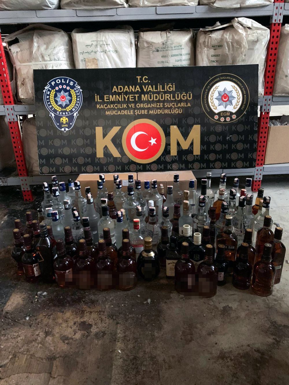 Adana’da sahte ve kaçak içki operasyonu: 3 gözaltı