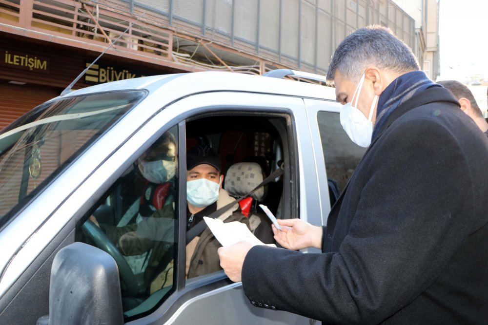 Gaziantep'te, Emniyet Müdürü Zeybek de denetime katıldı