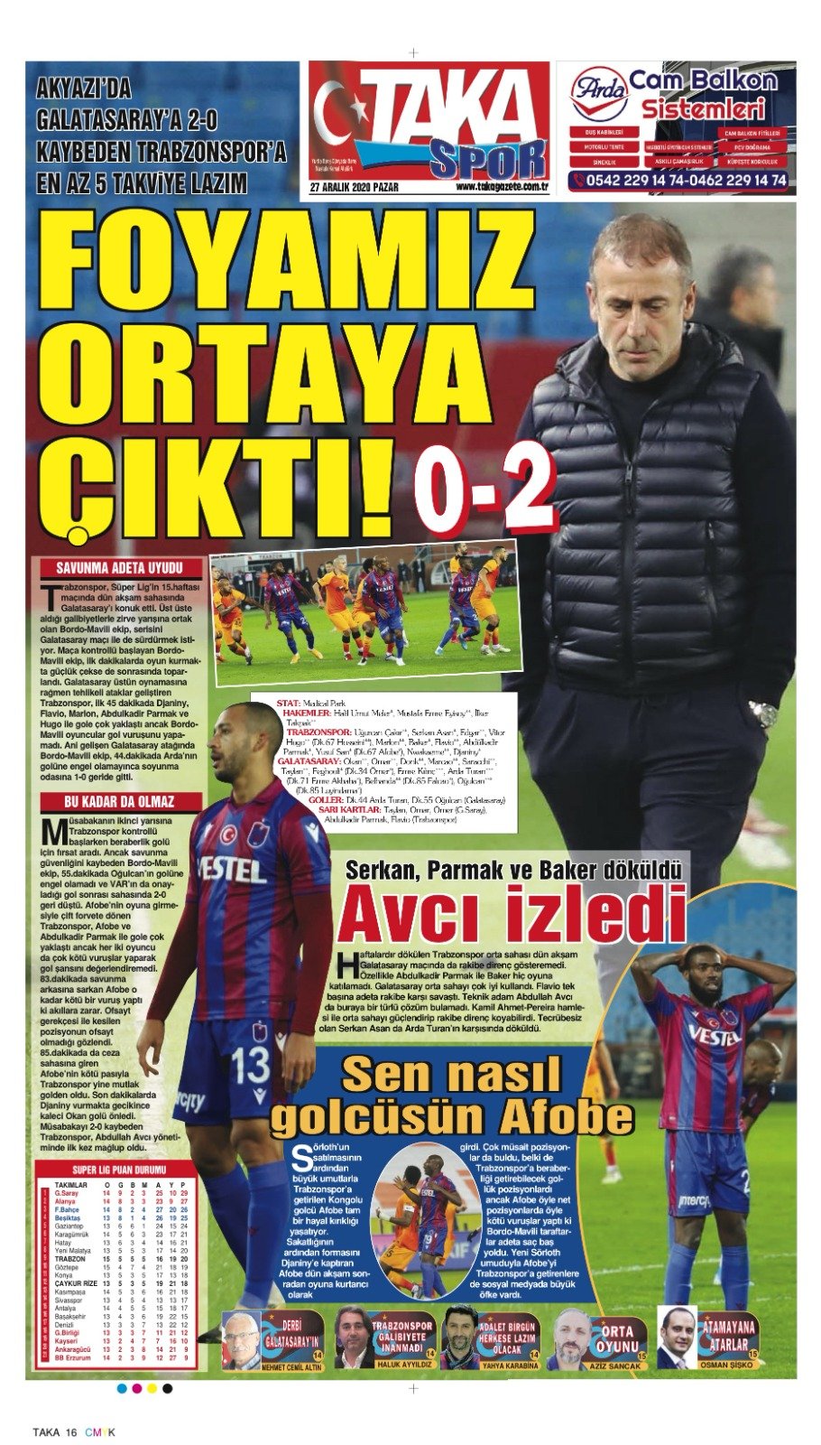 Yerel basından Trabzonspor'a sert eleştiriler