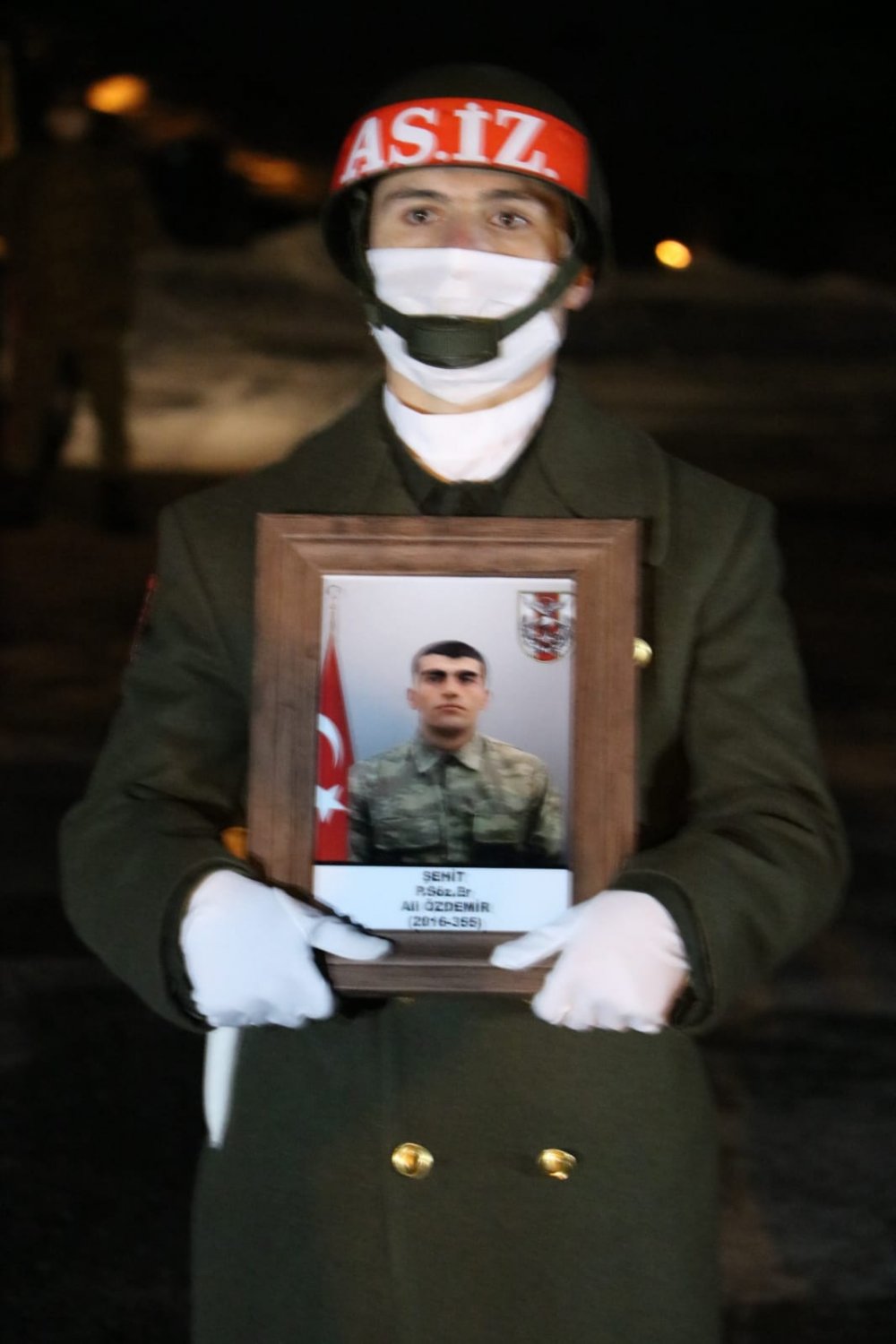 Çığ şehidi, Hakkari'de törenle memleketine uğurlandı