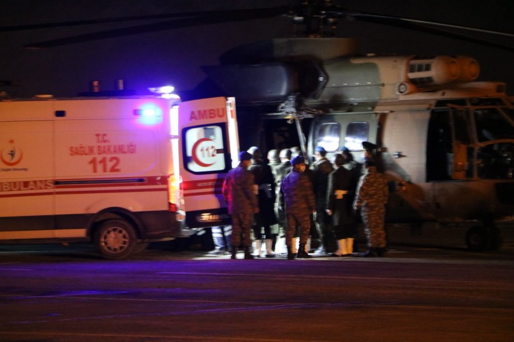 Çığ şehidi, Hakkari'de törenle memleketine uğurlandı