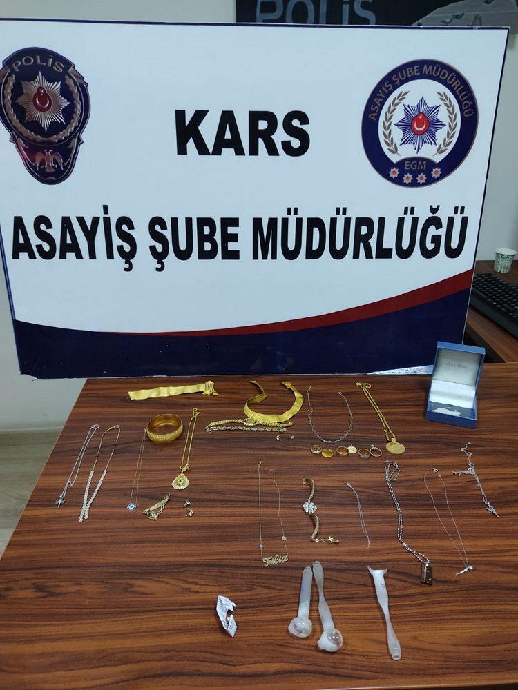 Kars'ta kasa hırsızları güvenlik kamerası görüntülerinden yakalandı