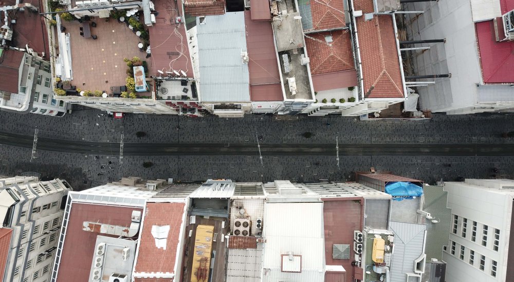 Kısıtlamada İstanbul'un keyfini turistler çıkardı