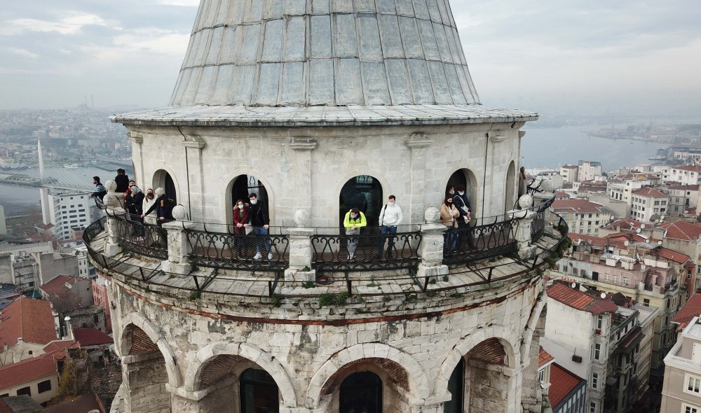 Kısıtlamada İstanbul'un keyfini turistler çıkardı