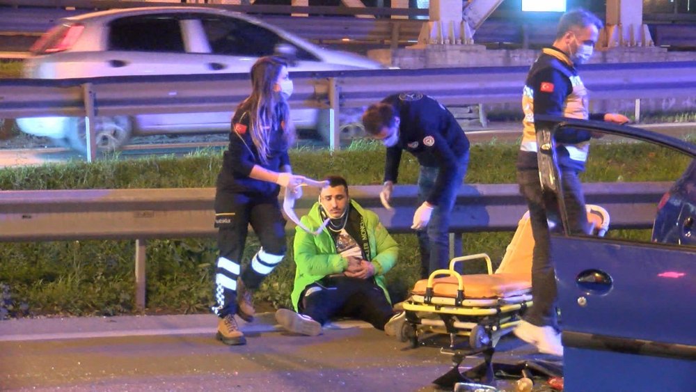 Şişli'de makas attığı iddia edilen sürücü zincirleme kazaya neden oldu