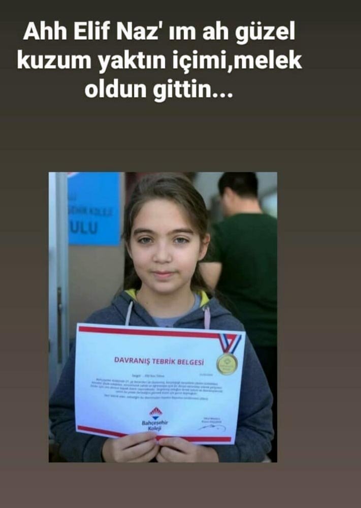 Elifnaz son yolculuğuna uğurlandı