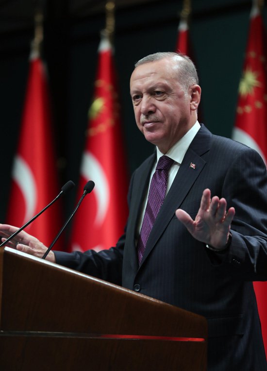 Erdoğan: Çin'den sipariş verdiğimiz aşının ilk partilerinin yılbaşından önce teslim edilmesini bekliyoruz