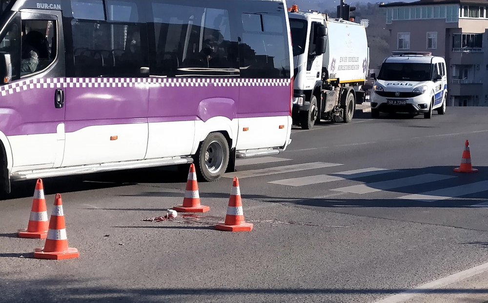Karşıya geçmeye çalışan 84 yaşında öldü