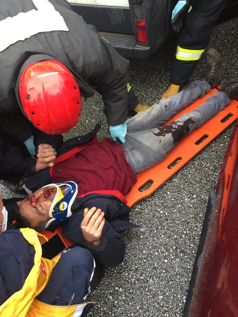 Kula'da zincirleme kaza: 1 yaralı