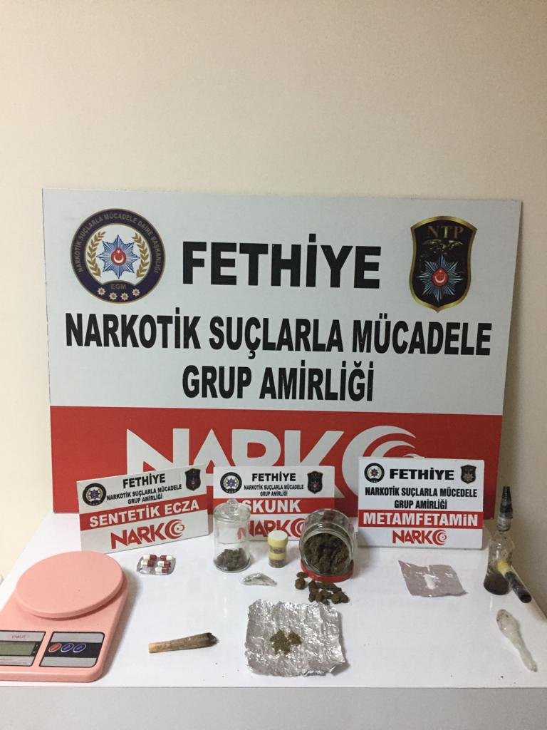 Muğla ve 3 ilçesindeki uyuşturucu operasyonuna 6 tutuklama