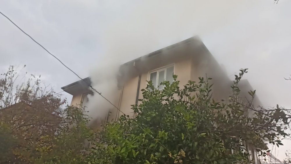 Nazilli'de evde çıkan yangın korkuttu