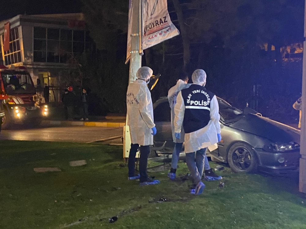 Ümraniye'de takla atan otomobilin sürücüsü hayatını kaybetti