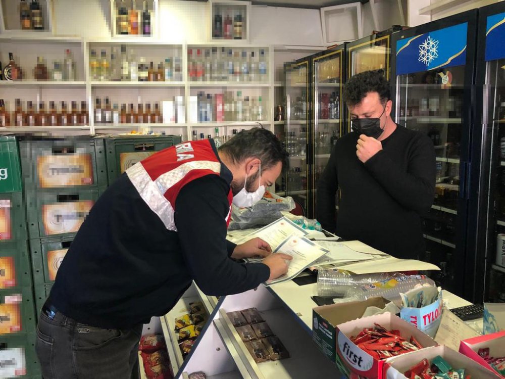 308 jandarmayla, yılbaşı öncesi  sahte içki denetimi