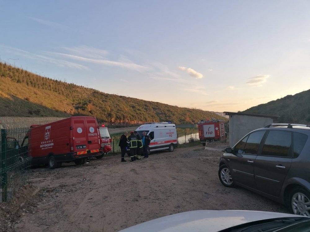 Kocaeli'de, gölete giren Hüseyin boğuldu