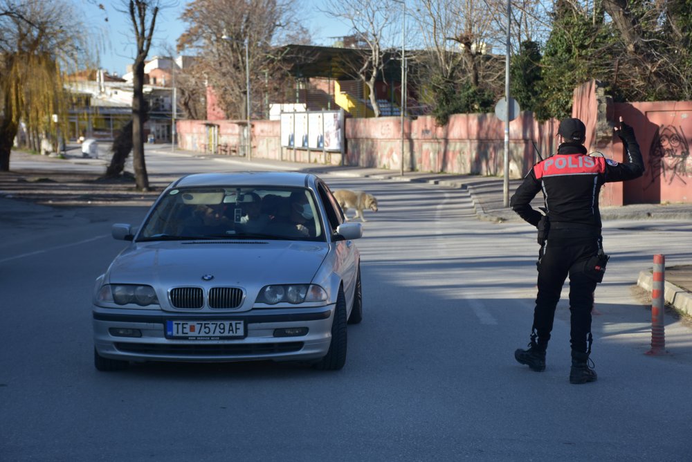 Edirne'de yılın ilk günü 'kısıtlama' uygulaması